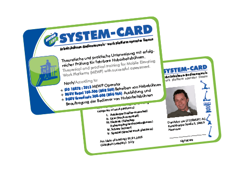 SYSTEM-CARD Schulungen und Termine